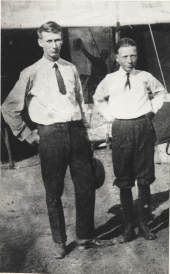 Herbert and Rudi Umland at the Nebraska State Fair in September, 1920