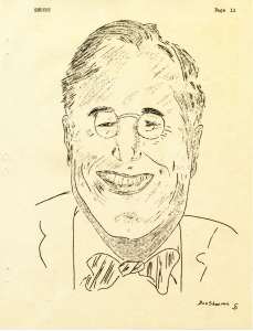 Caricature of President Roosevelt